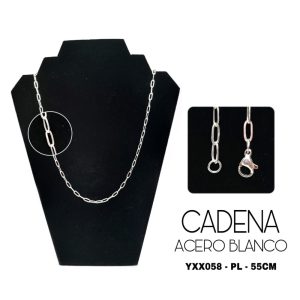 CADENA ACERO BLANCO