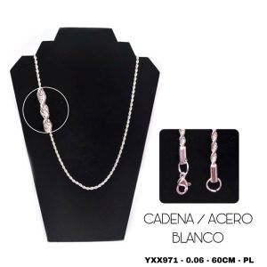 CADENA ACERO BLANCO