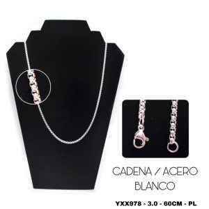 CADENA ACERO BLANCO