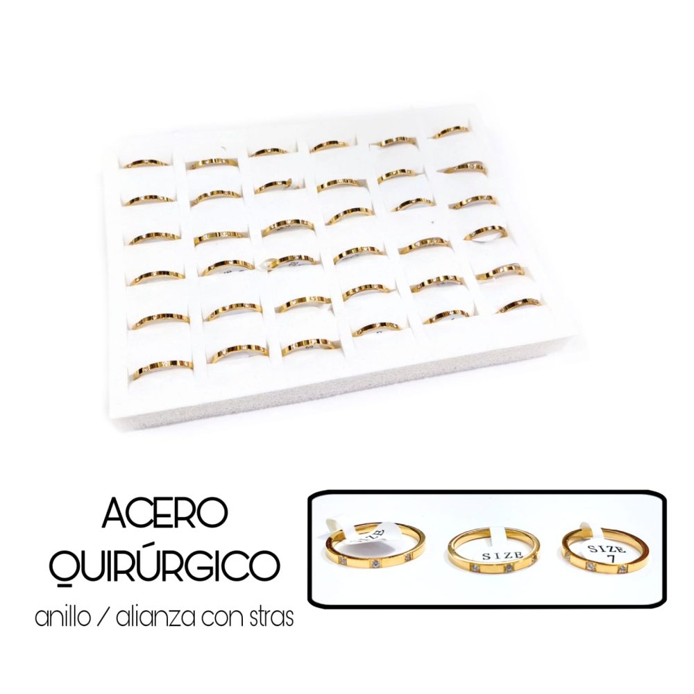 ANILLO POR CAJA (36 UNIDADES)