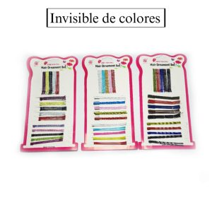 INVISIBLE DE COLORES CON BRILLO